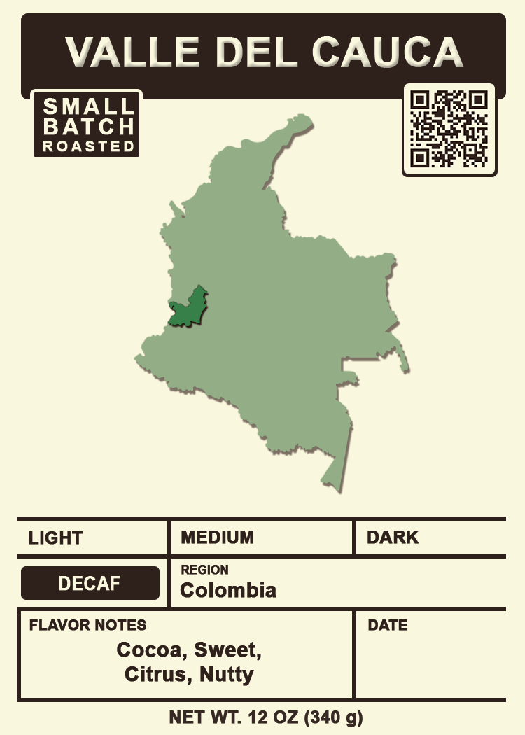 Colombian - Valle del Cauca Sugarcane Decaf thumbnail 2